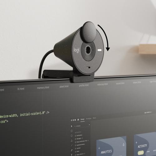 מצלמת רשת Logitech Brio 300 FHD