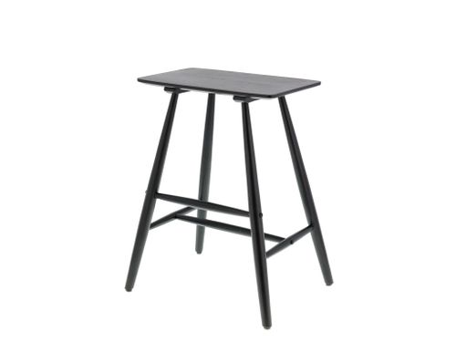 סטול גבוהה Bast - עץ אלון שחור 