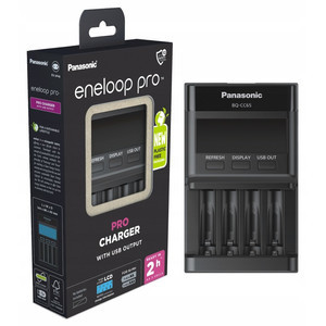 מטען מהיר+4 סוללות 2550 PANASONIC ENELOOP PRO  AA 
