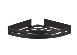 מדף פינתי בהדבקה Set & Stick אפור מטאלי