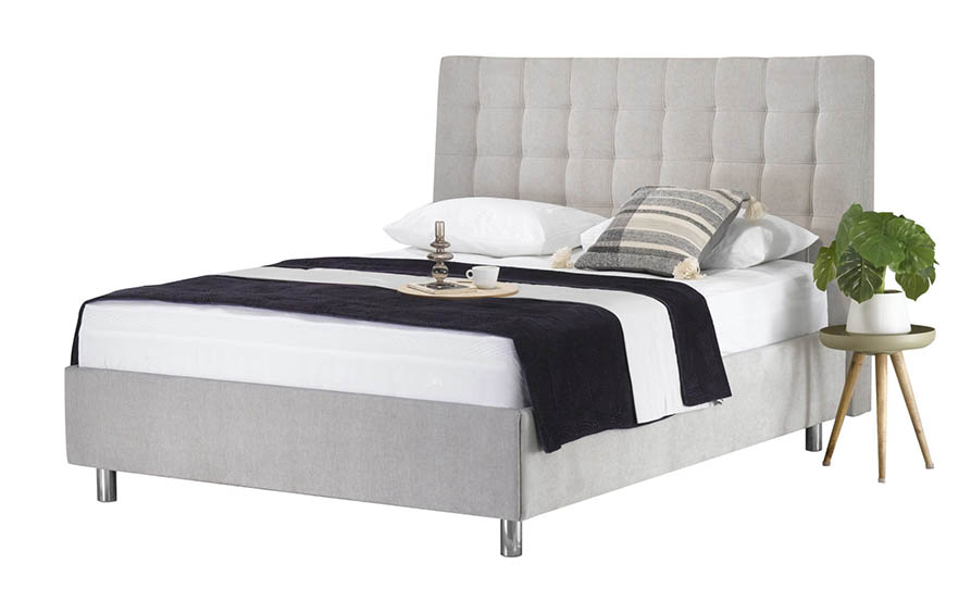 מיטה מרופדת בלומינג + ראש מיטה דגם רומאו מבית עמינח 