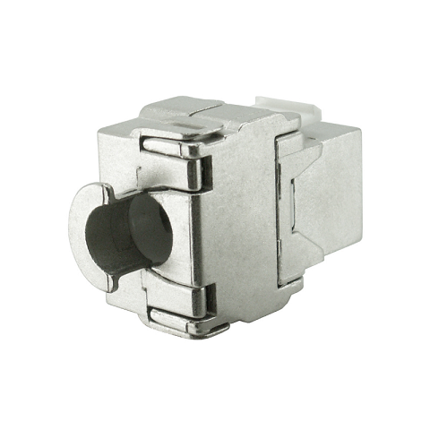 קיסטון מסוכך Luggar HP-KJ6 CAT6 STP Toolless RJ-45 Keystone Jack