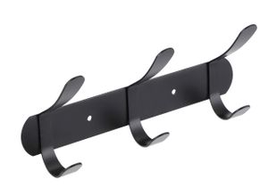 קולב מגבות 3 ווים Set & Stick עגול אפור מטאלי
