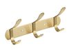 קולב מגבות 3 ווים Set & Stick עגול זהב מוברש