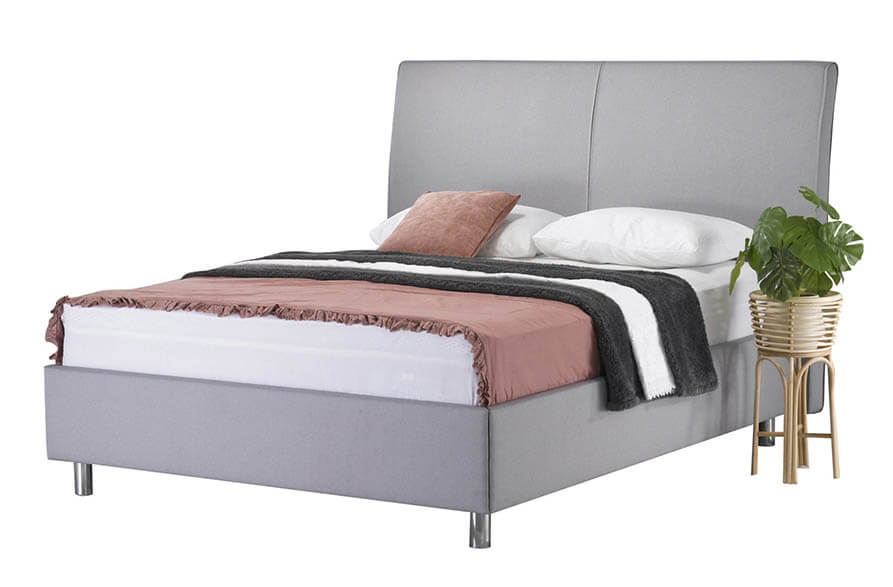 מיטה מרופדת בלומינג + ראש מיטה דגם מיראז’ מבית עמינח 