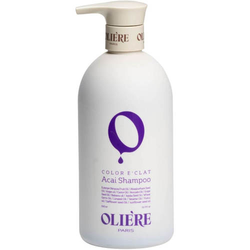 שמפו סילבר אסאי לשיקום השיער OLIERE לשיער שעבר הבהרה, צבע, גוונים או חמצון אולייר 500 מ