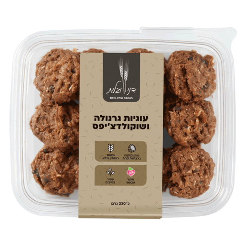 עוגיות גרנולה שוקולד צ'יפס ושמן קוקוס - דני וגלית 