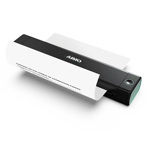 מדפסת תרמית ניידת אלחוטית - A4 Aimo M08F