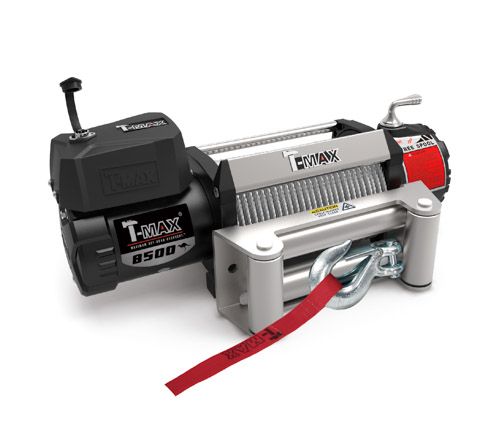 כננת משיכה 8500LBS 12V T-MAX דגם X-POWER כבל פלדה
