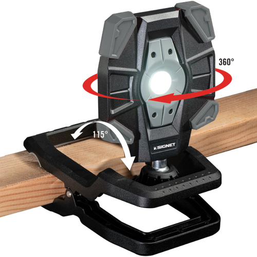 זרקור תאורה לד + קליבה 6000 לומן+כבל  Signet (C) USB
