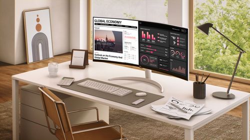 מסך מחשב LG 34SR65QC-W WQHD 34 UltraWide
