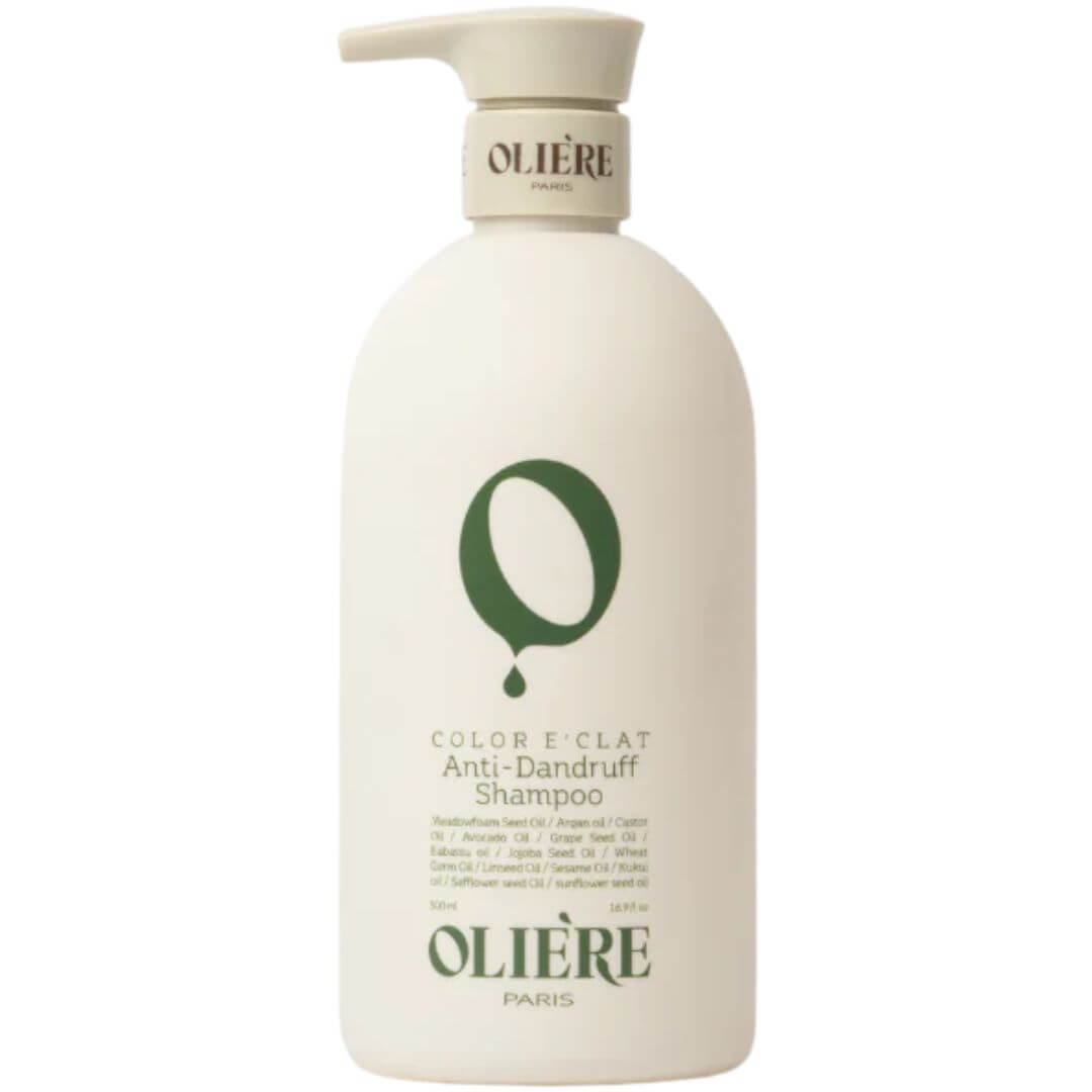 שמפו למניעת קשקשים וטיפול בקרקפת  OLIERE למראה שיער חלק וזוהר 500 מ"ל