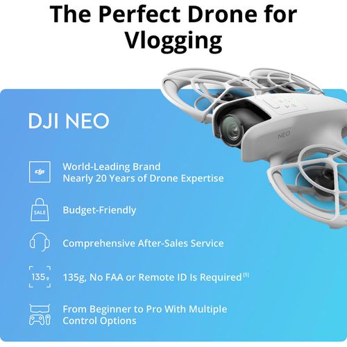 רחפן DJI Neo Drone Combo (ללא שלט)