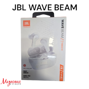 אוזניות בלוטוס  JBL WAVE BEAM - לבן