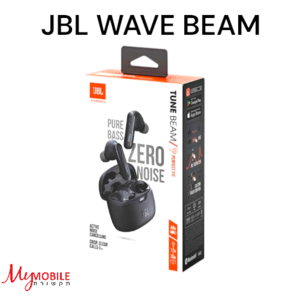 אוזניות בלוטוס  JBL WAVE BEAM - שחור