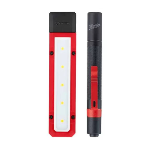 סט פנס כיס מגנטי מילווקי  300LM דגם FL LED + פנס עט 100LM IPL LED מילווקי דגם 2108PEN 