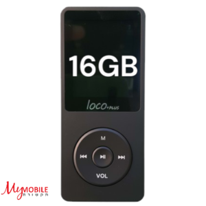  נגן MP3 לוקו פלוס שחור DOQO LOCO PLUS 16GB