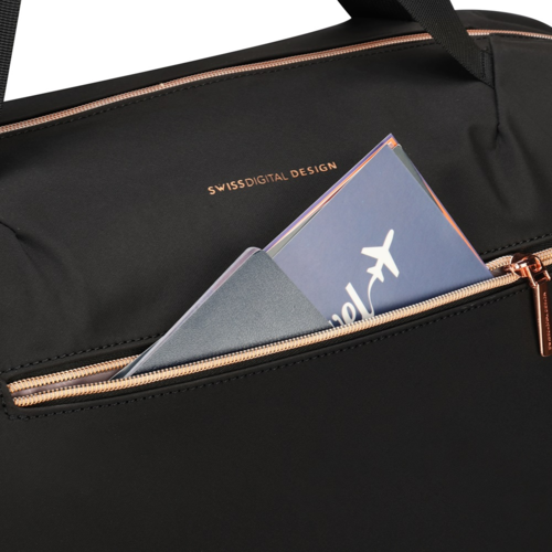 תיק צד לנשיאה Swiss Digital Katy Rose שחור