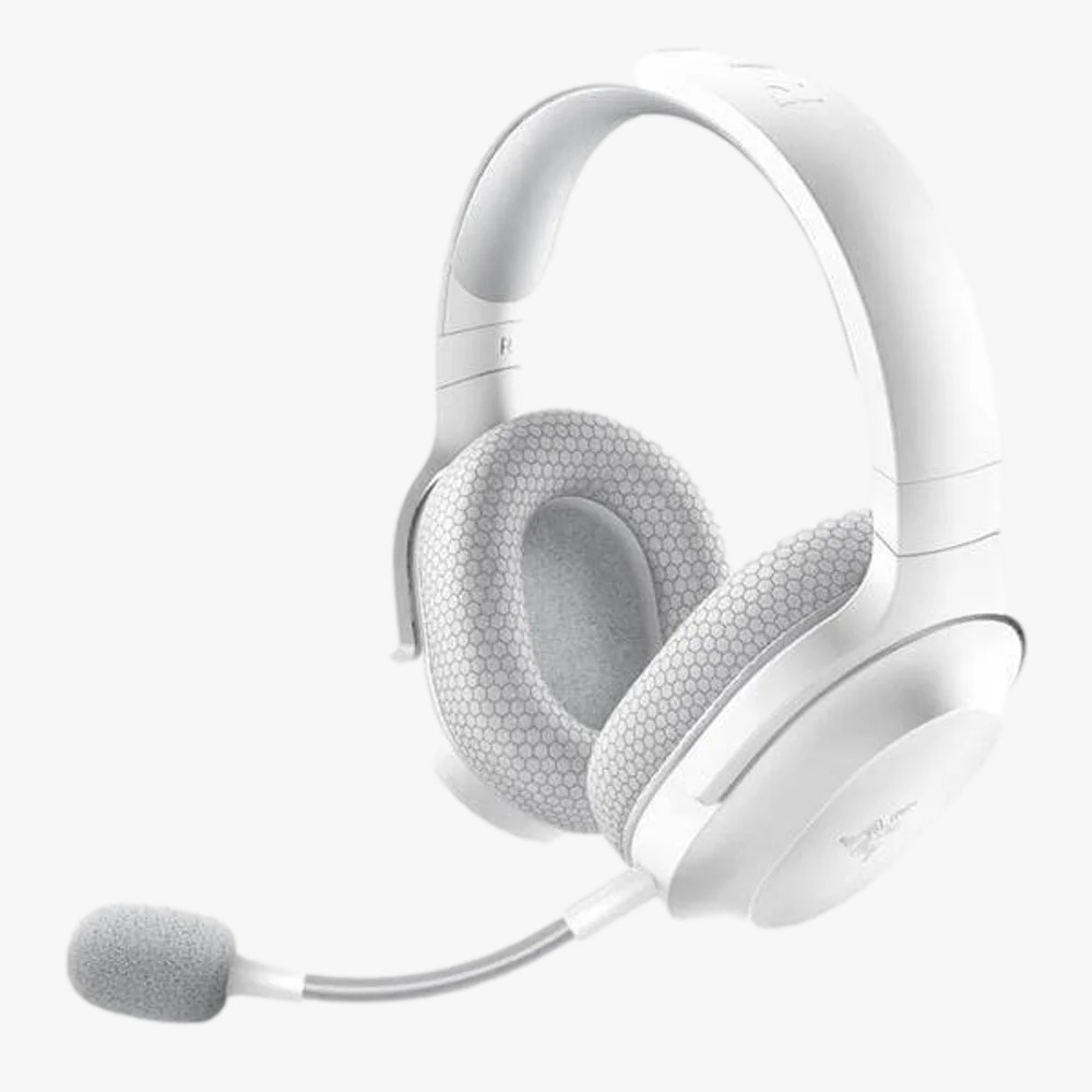 אוזניות גיימינג אלחוטיות RAZER BARRACUDA X - לבן