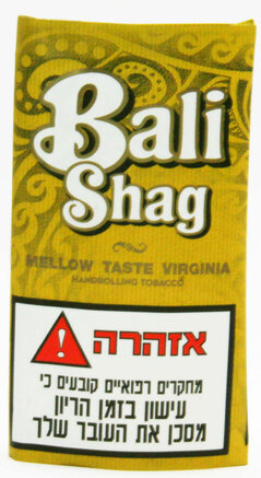 טבק לגלגול באלי שאג צהוב - Bali Shag מלאו וירג'יניה