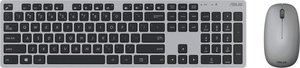 ASUS W5000 Wireless Keyboard and Mouse Set / Thin and elegant / EN+HEB/ 2.4GHz  / 1600dpi / Grey / Copilot Key