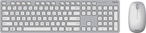 ASUS W5000 Wireless Keyboard and Mouse Set / Thin and elegant / EN+HEB/ 2.4GHz  / 1600dpi / White / Copilot Key