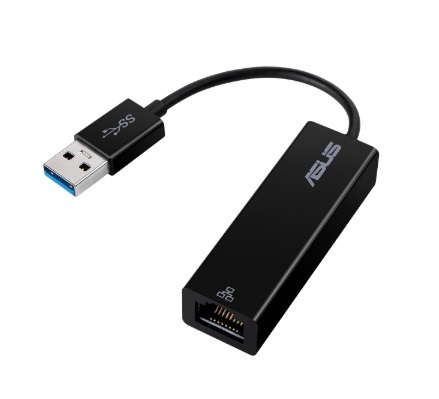 DONGLE / U3 TO RJ45 DONGLE / 1 x 10/100/1000M LAN port / 5.0V Bus-powered / Black