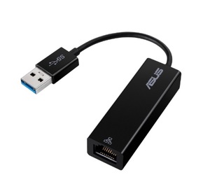 DONGLE / U3 TO RJ45 DONGLE / 1 x 10/100/1000M LAN port / 5.0V Bus-powered / Black