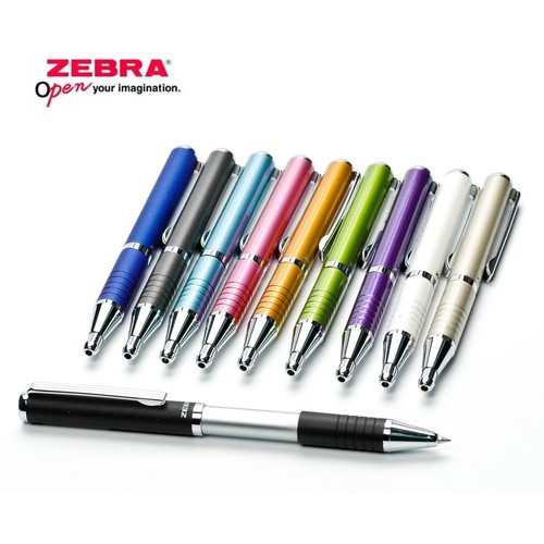עט נפתח כפול במשיכה ZEBRA  (מגוון צבעים לבחיה)