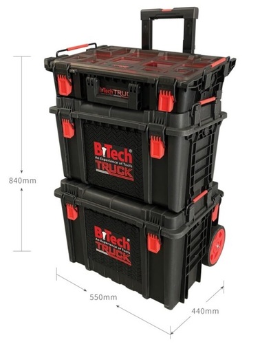 עמדת עבודה TRUCK עם גלגלים 3 חלקים מבית B-TECH