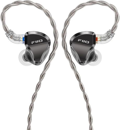 FIIO JH5 HiFi אוזניות :היברידי 1DD+4BA עם כבל נשלף 2 פינים