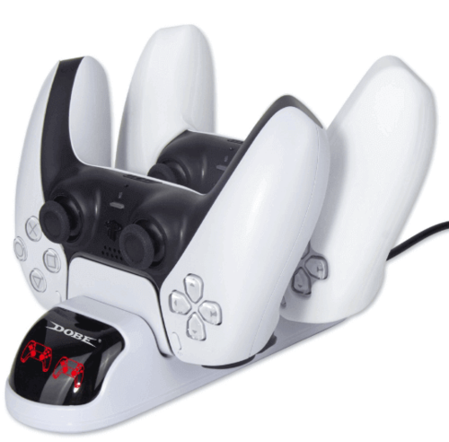 מעמד טעינה זוגי לשלטים DOBE PS5 Dual Charging Station