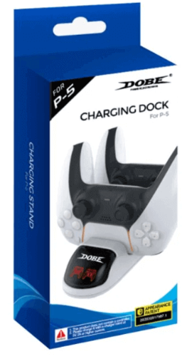 מטען טעינה זוגי לשלטים DOBE PS5 Dual Charging Station