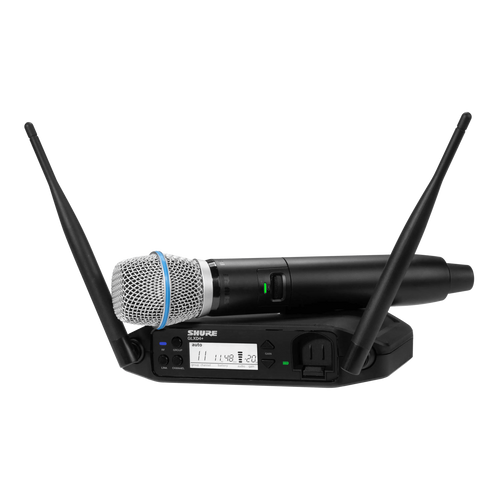 מערכת אלחוטית עם מיקרופון אלחוטי Shure GLXD24+/B87A-Z4