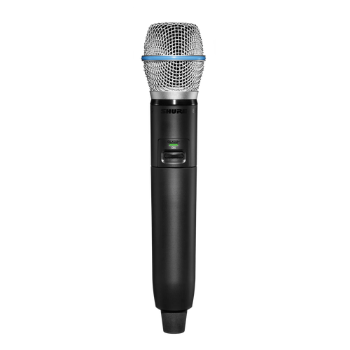 מערכת אלחוטית עם מיקרופון אלחוטי Shure GLXD24+/B87A-Z4