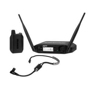 מערכת אלחוטית עם מיקרופון ראש ומשדר גוף Shure GLXD14+E/SM35-Z4