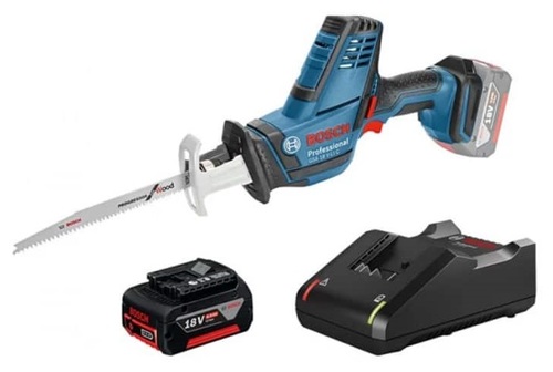 מסור חרב נטען GSA 18V-LIC כולל סוללה 4AH מבית BOSCH