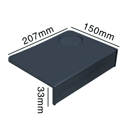 משטח עבודה מעוצב בצורה מלבנית אלגנטית