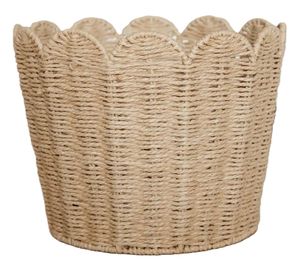 סל אחסון דקורטיבי קטן -חום