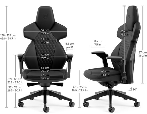 כסא גיימינג Noblechairs Dawn Black