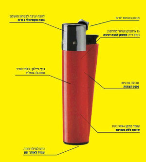 מצית קליפר בודד