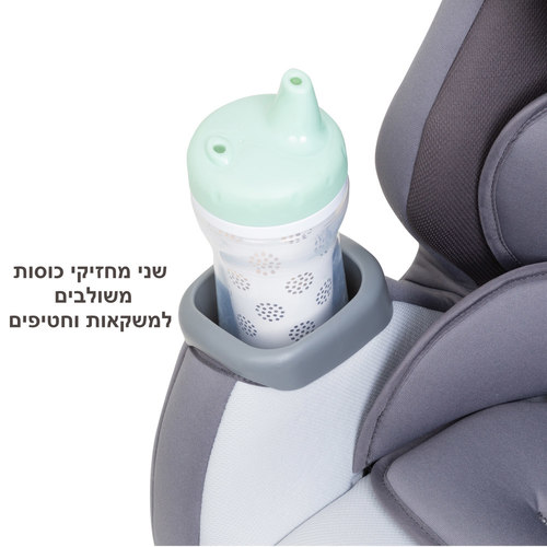  מושב בטיחות 4 ב 1 ™Cover Me מבית ®Baby Trend (אפור)