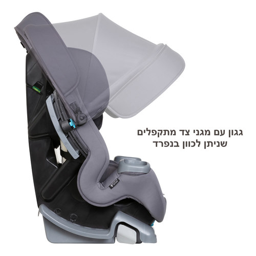  מושב בטיחות 4 ב 1 ™Cover Me מבית ®Baby Trend (אפור)