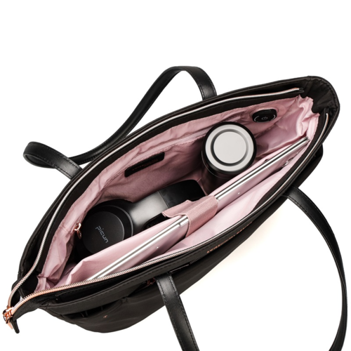 תיק צד לכתף Swiss Digital Katy Rose 16 כולל תאורת אינץ LED שחור