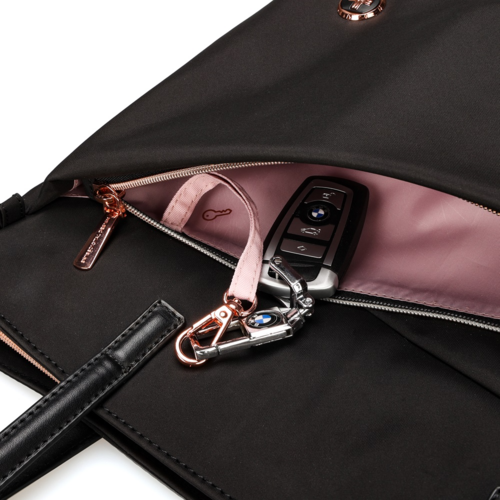 תיק צד לכתף Swiss Digital Katy Rose 16 כולל תאורת אינץ LED שחור