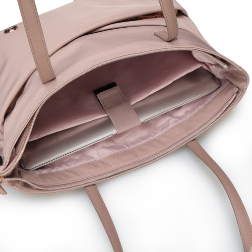 תיק צד לכתף Swiss Digital Katy Rose 16 כולל תאורת אינץ LED ורוד לוטוס