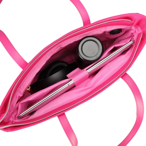 תיק צד לכתף Swiss Digital Katy Rose 16 כולל תאורת אינץ LED ורוד פוקסיה