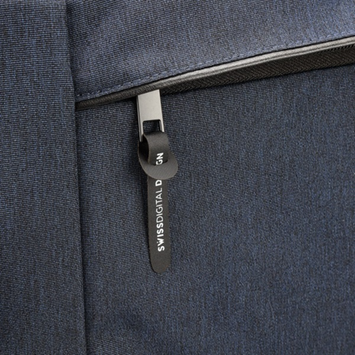 תיק צד למחשב 16 אינץ בצבע כחול Swiss Digital Bolligen
