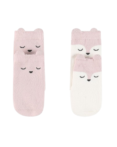 שני זוגות גרביים ארוכים למניעת החלקה  12-24