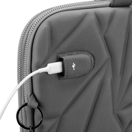 תיק צד למחשב בגודל 14 אינץ Swiss Digital Vacallo אפור